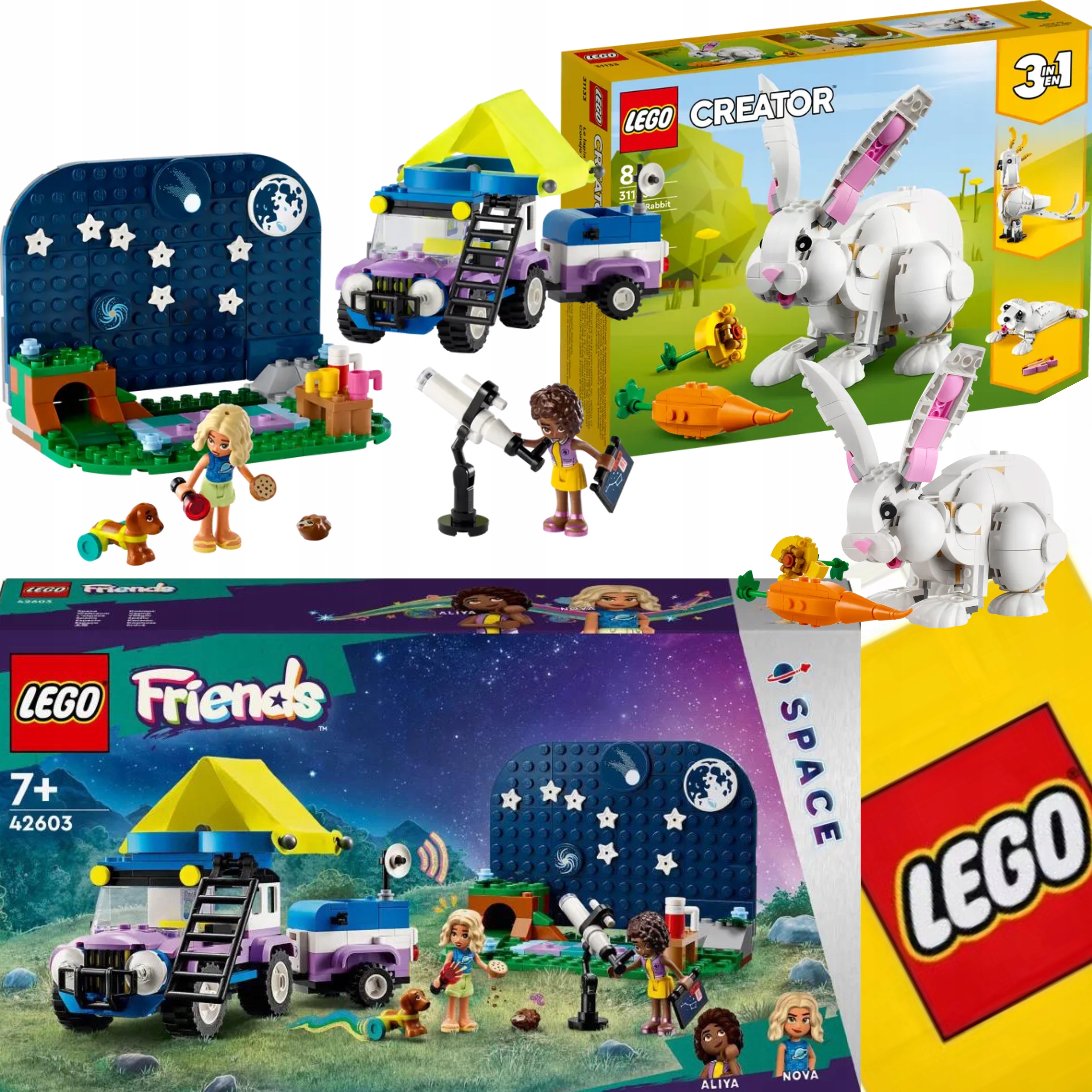 Lego Friends 42603 Lego 3V1 Bílý Králík Dárek Taška Lego Dárek