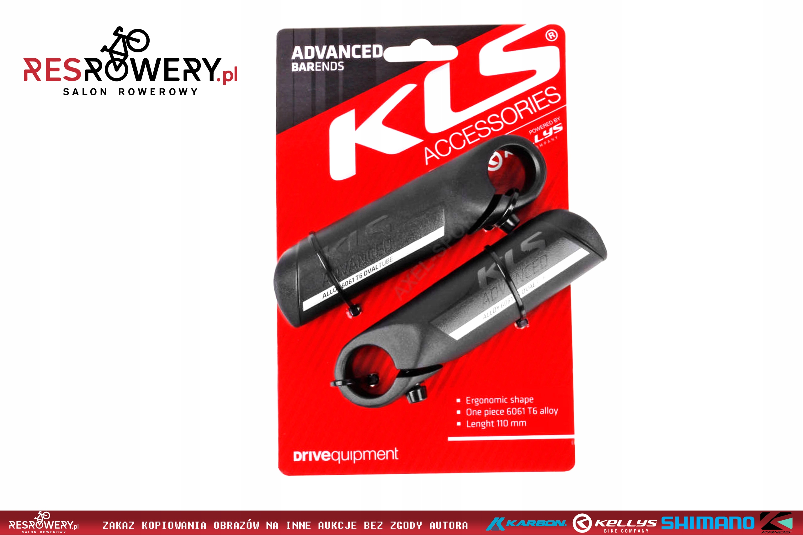 ROGI KIEROWNICY KELLYS ADVANCED ALU CZARNE 110 MM Model Advanced