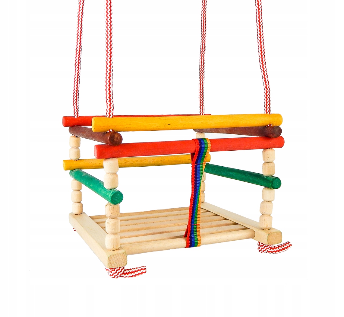 

Huśtawka drewniana dla dziecka, huśtawka ogrodowa