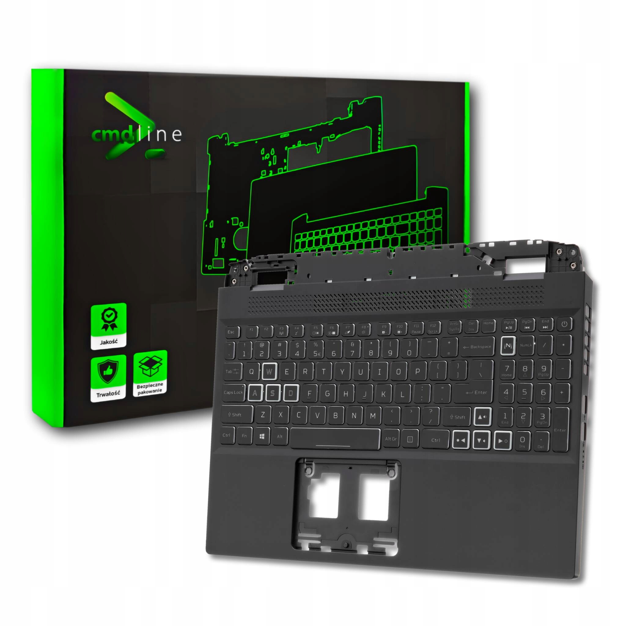 Palmrest Klawiatura Do Acer Nitro AN515-46 AN515-58 N22C1 Rgb Led