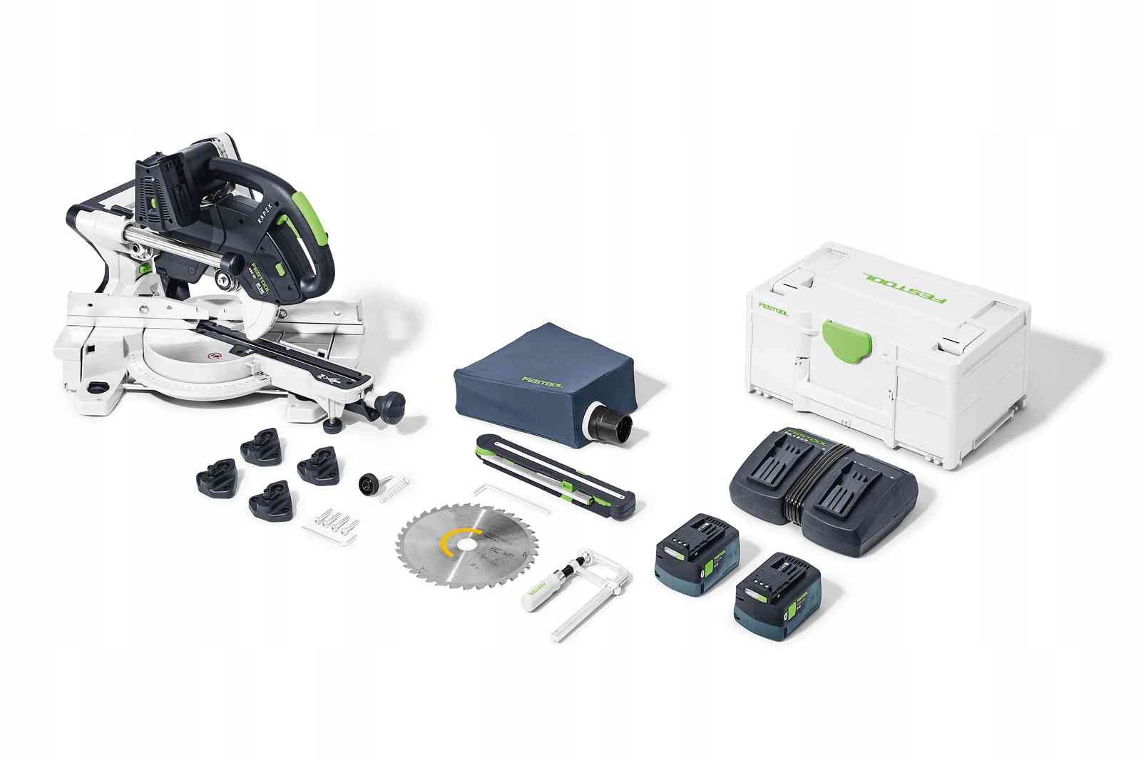 Festool Aku pokosová píla KAPEX KSC60 5,2 I-Plus SADA