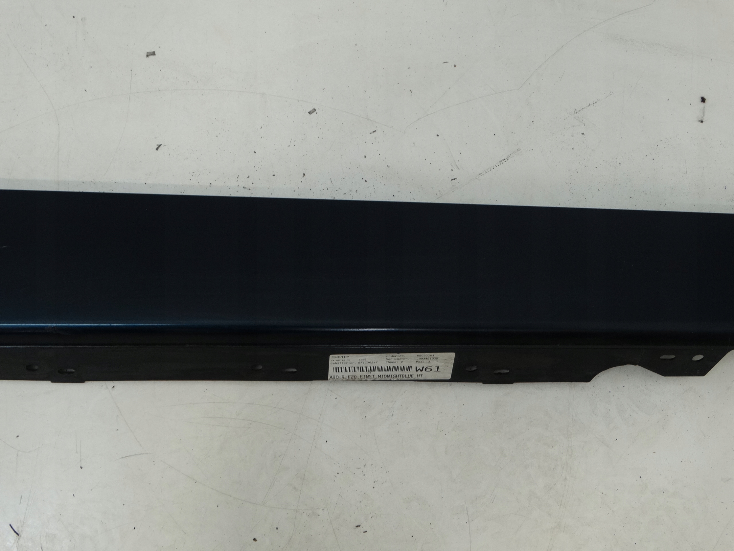 moulding threshold threshold right VOLKSWAGEN POLO IV 9N KOD : LD5Q