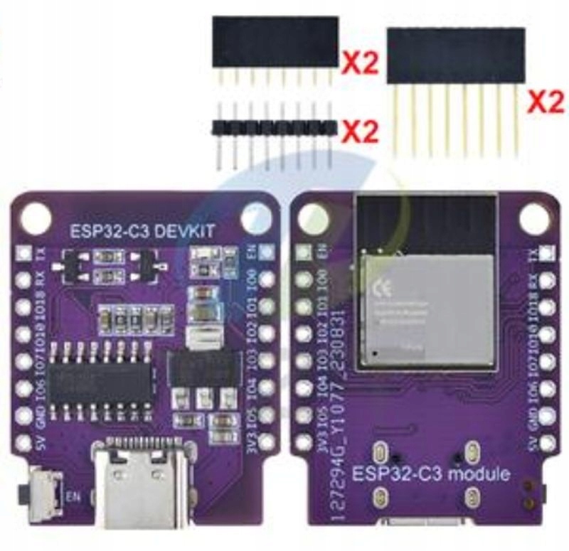 ESP32-C3-MINI WIFI Bluetooth USB-C WEMOS