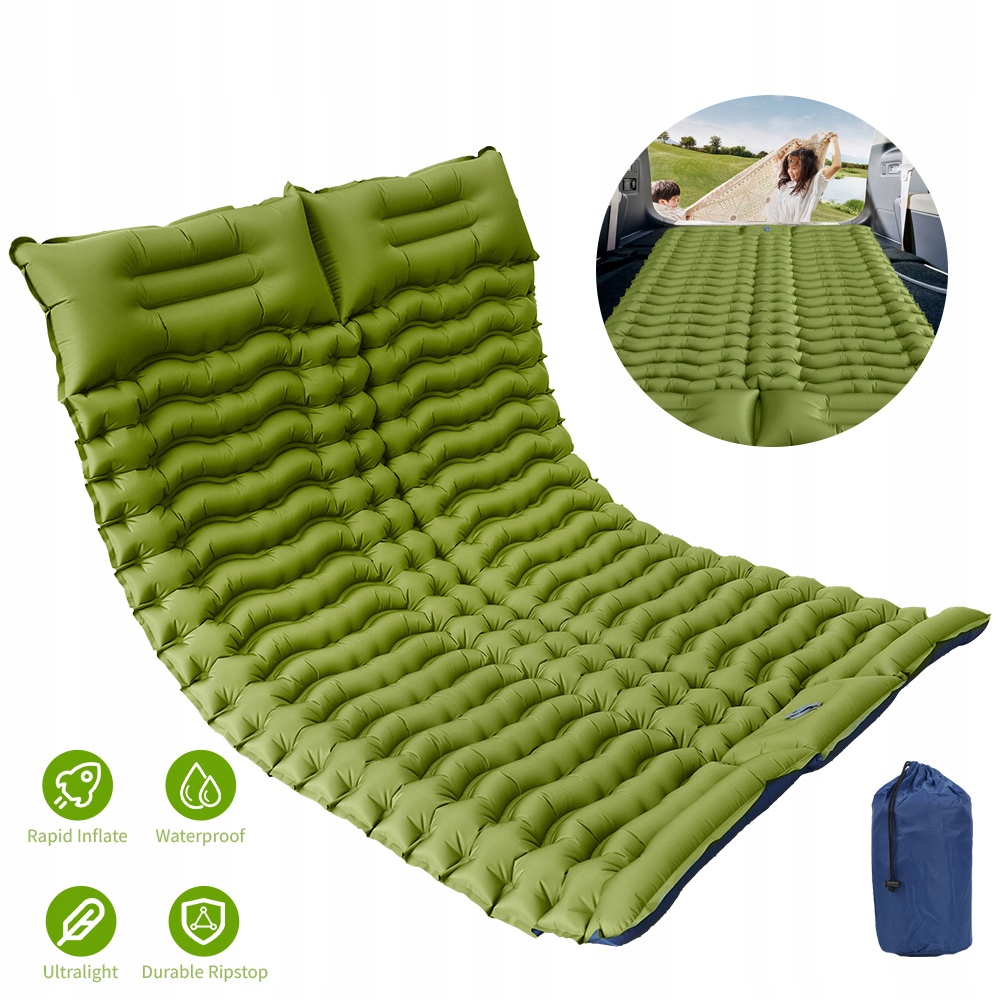 Matrace O Tloušťce 10 CM Pro 2 Osoby Na Turistiku S Taškou