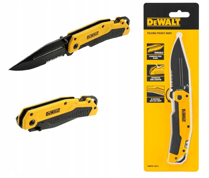 

DeWALT Nóż Scyzoryk Nozyk kieszonkowy 82mm 10313