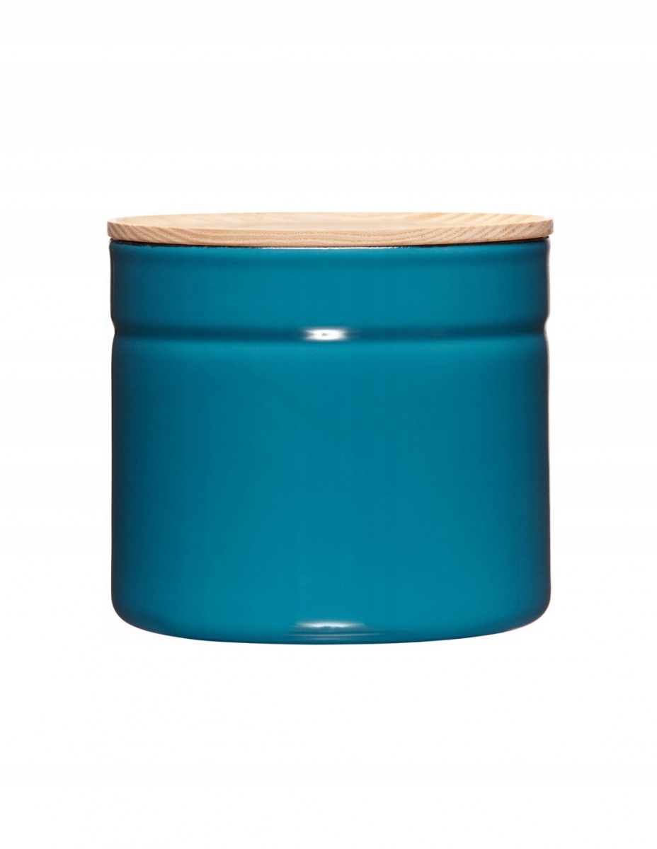 Kuchynská Nádoba Riess 1.3 L kovová na kávu a čaj Modrá