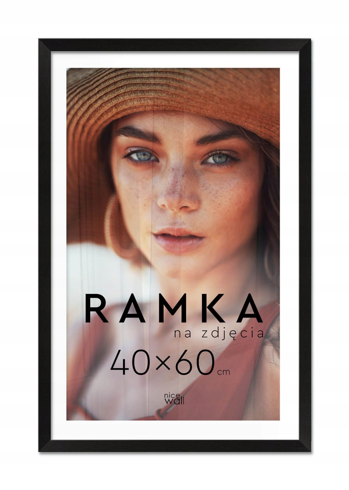

Czarna Ramka na zdjęcia 40x60 cm Rama 60x40 cm