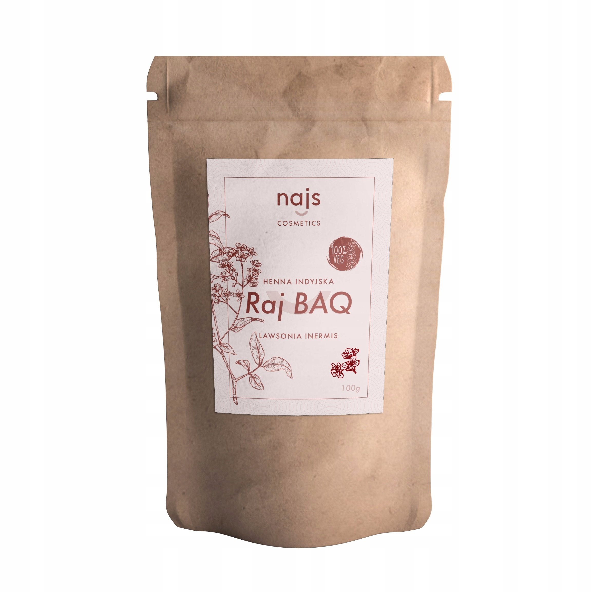 

Najs Henna Rajasthani Baq Lawsonia Inermis 100g