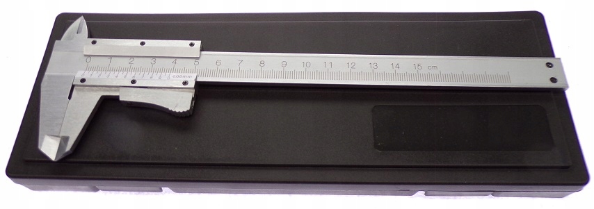 SUWMIARKA 150MM TRADYCYJNA 3 FUNKCJE NONIUSZOWA Waga produktu z opakowaniem jednostkowym 0.4 kg