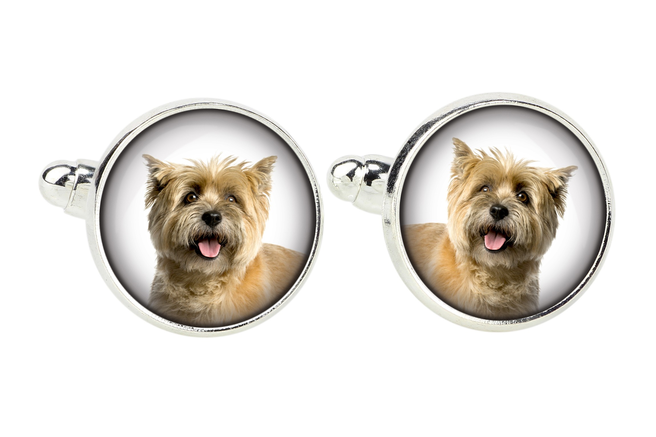 

Cairn Terrier Spinki do mankietów z Twoim zdjęciem