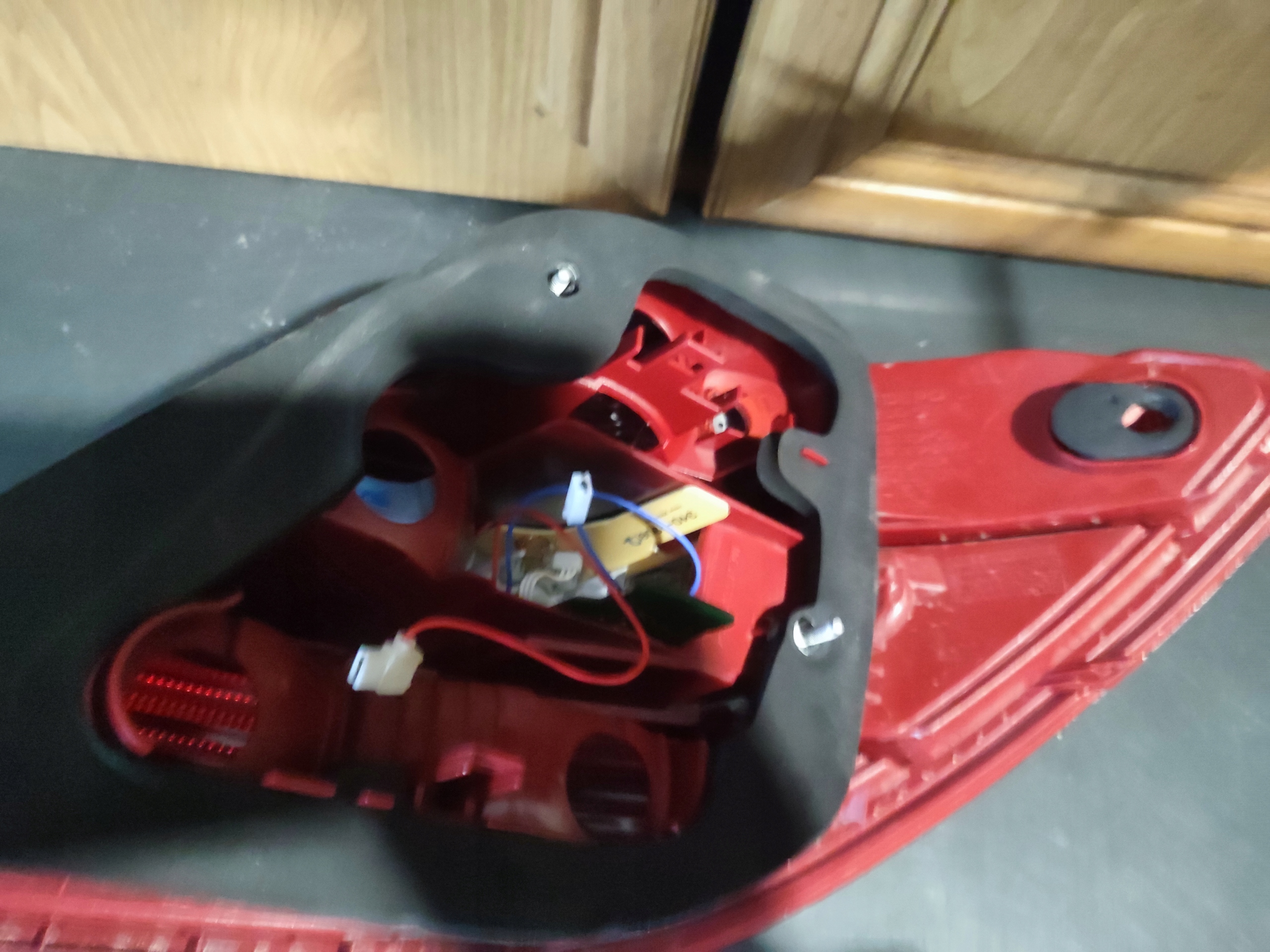 light left rear part left rear Mercedes W204 sedan LED