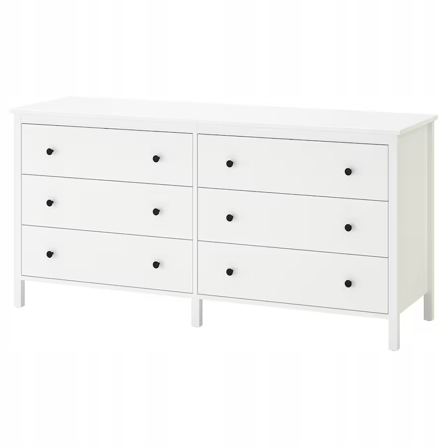 Ikea Koppang Komoda, 6 szuflad, biały, 172x83 cm Ostatnie Sztuki