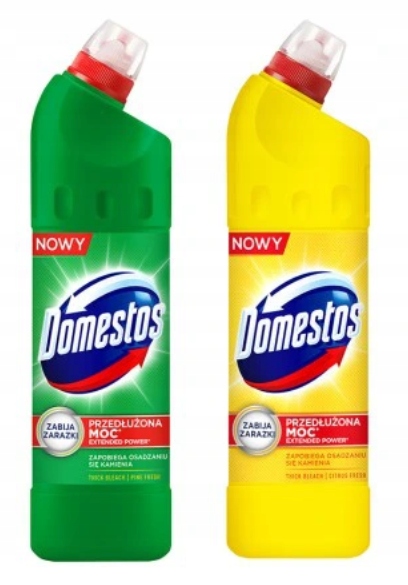 

Domestos płyn 750ml Wc 1xPine 1xCitrus
