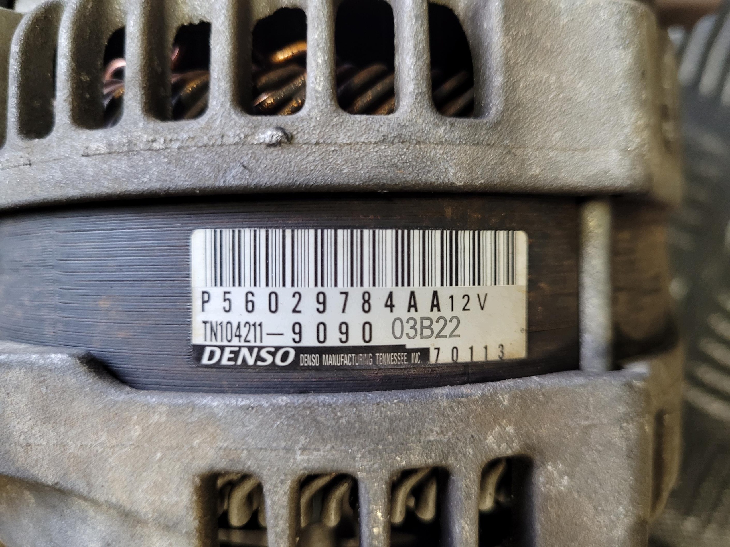 P56029784AA ALTERNATOR JEEP COMPASS II 1.4 M-AIR