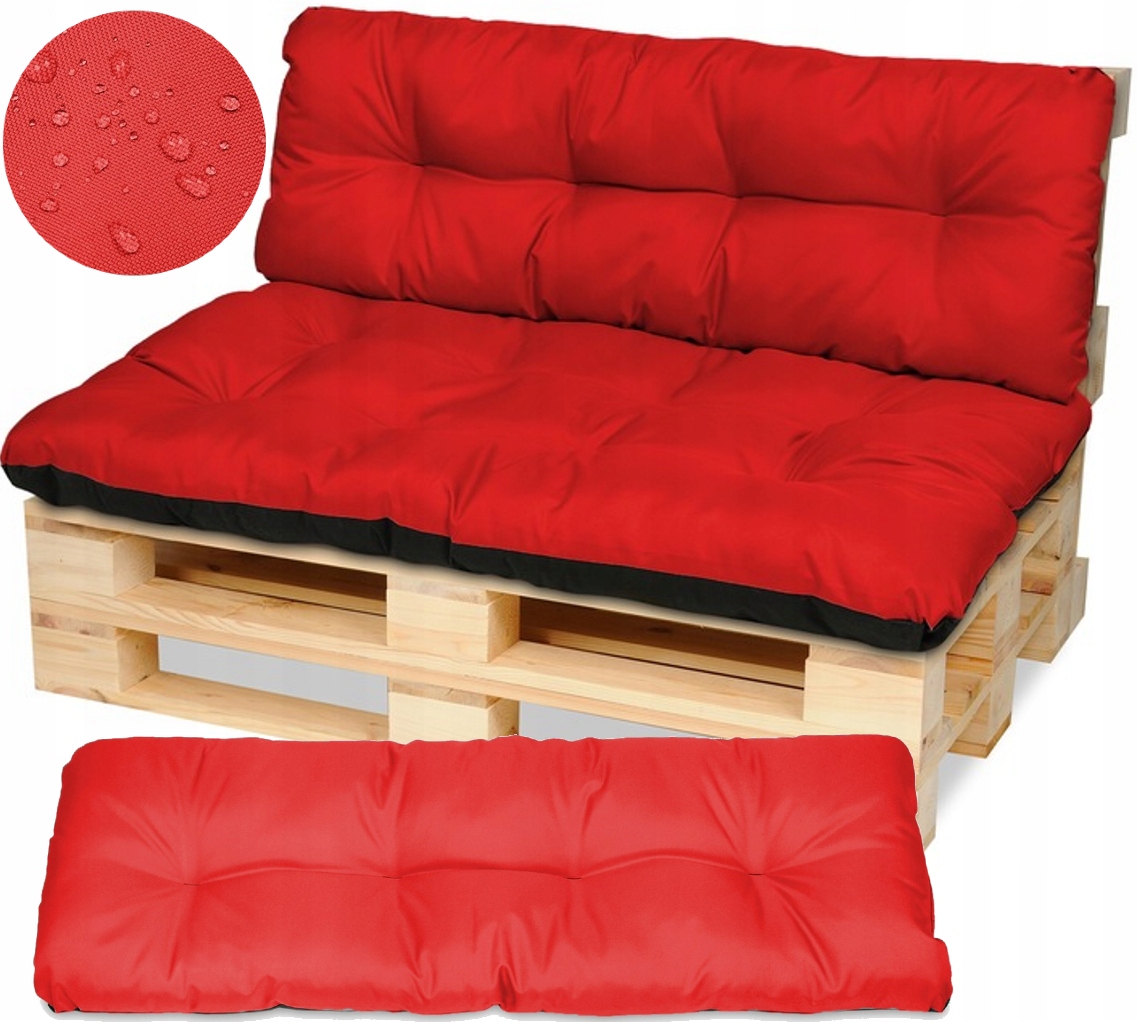 Polštář Na Lavičku Nábytek Z Palet 120x80+120x38 černý