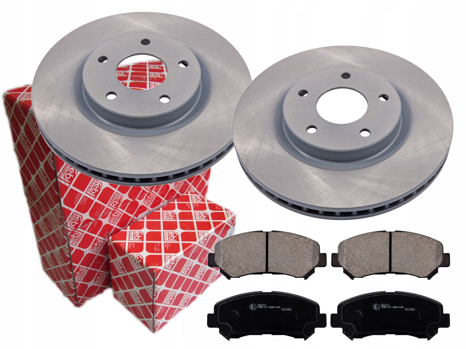 ДИСКИ КОЛОДКИ FEBI ПЕРЕДНІ NISSAN X-TRAIL QASHQAI