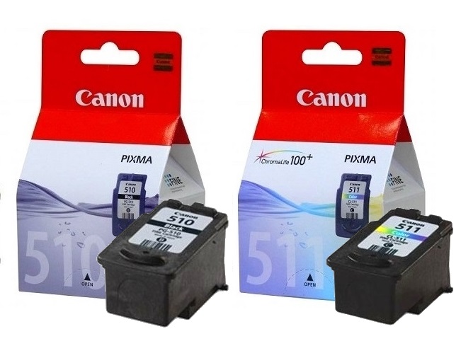 

Tusz PG-510 i CL-511 Canon Pixma MP272 MP492 MP252