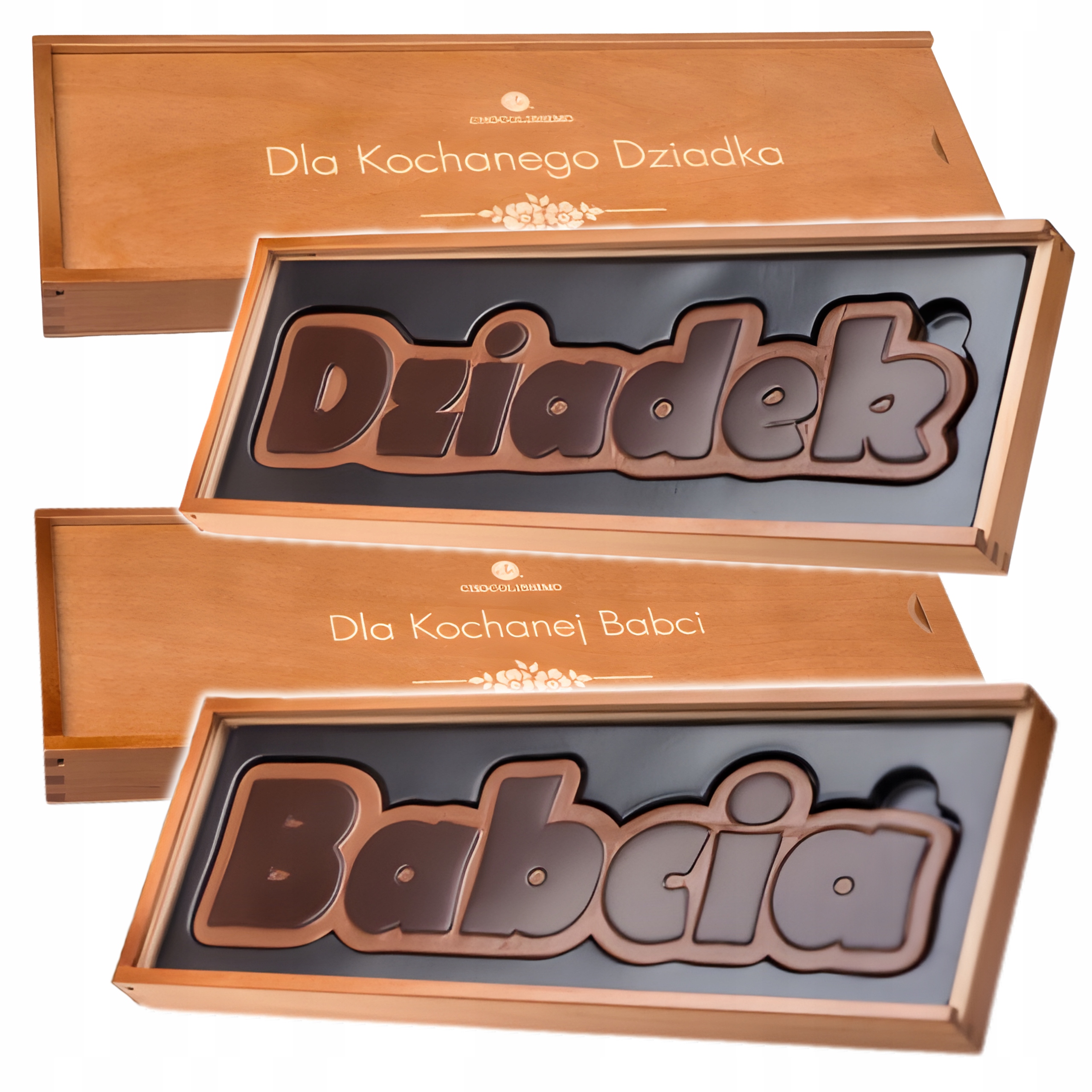 Levně Dárek pro Babičku a Dědečka, Belgická čokoláda s Věnováním, narozeniny 260 g