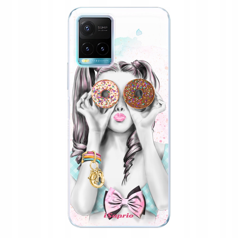 Silikonowe etui iSaprio Donuts 10 do Vivo Y21 Y21s Y33s