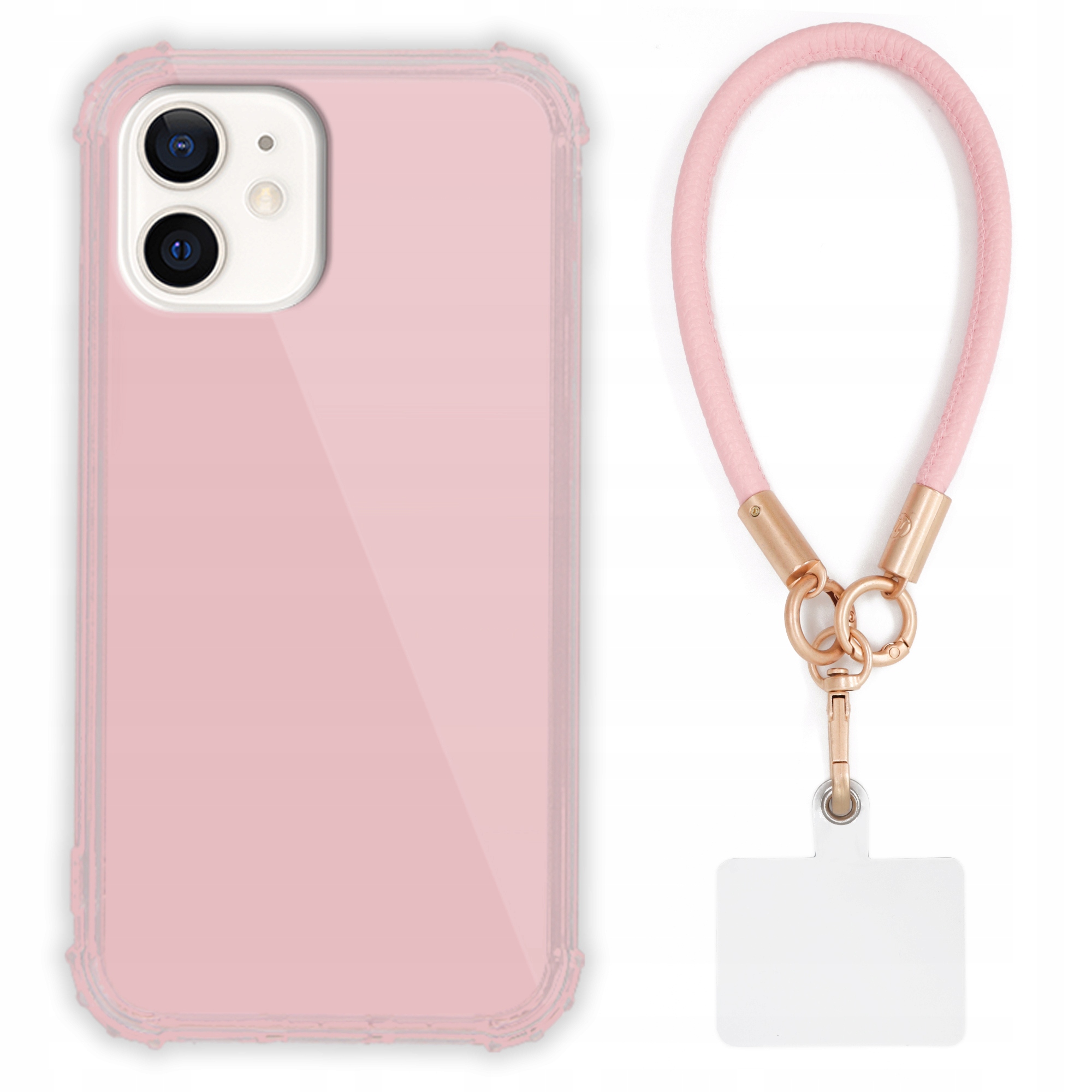 Pouzdro Pro Iphone 12 Mini Case Antishock Pinky Růžové vodítko Sada Odolné