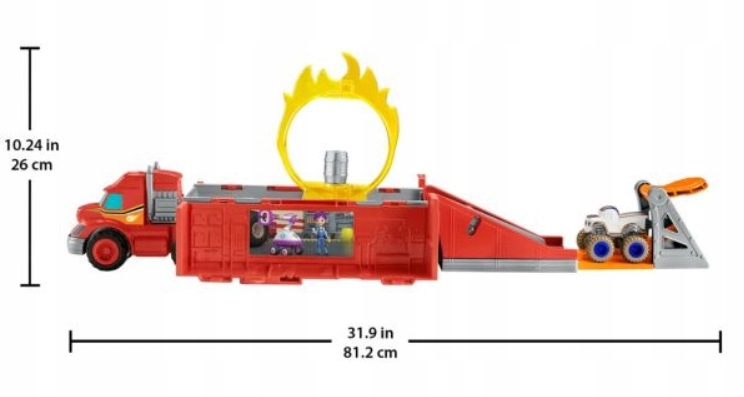 Blaze i Megamaszyny Kaskaderska ciężarówka Zestaw 2w1 EAN (GTIN) 887961968910