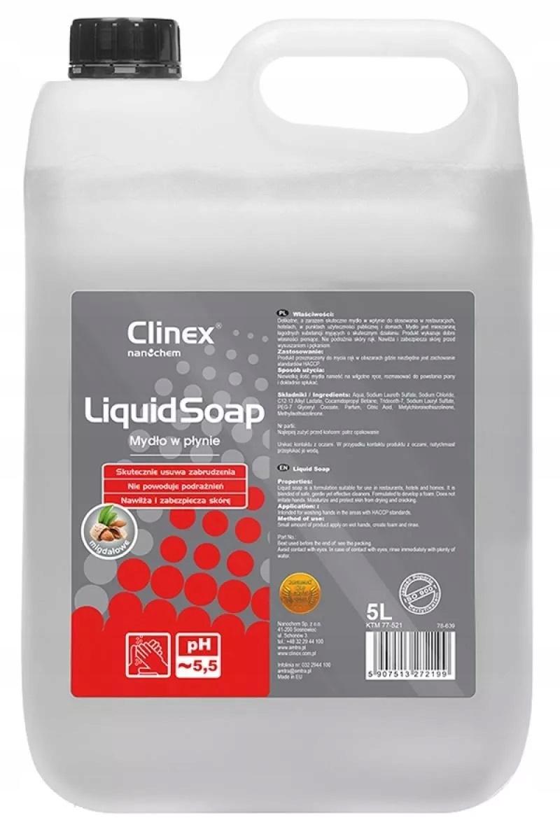 

Clinex Liquid Soap 5L Mydło migdałowe w płynie