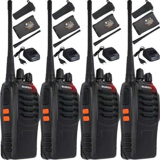 Krótkofalówka Baofeng 4 X Baofeng BF-888S Ht Walkie-talkie Pmr