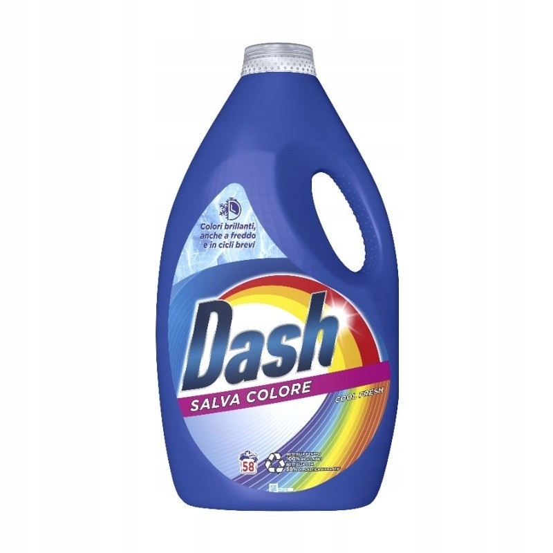 Levně Tekutý gel na praní Dash Salva Colore ,2,9 l