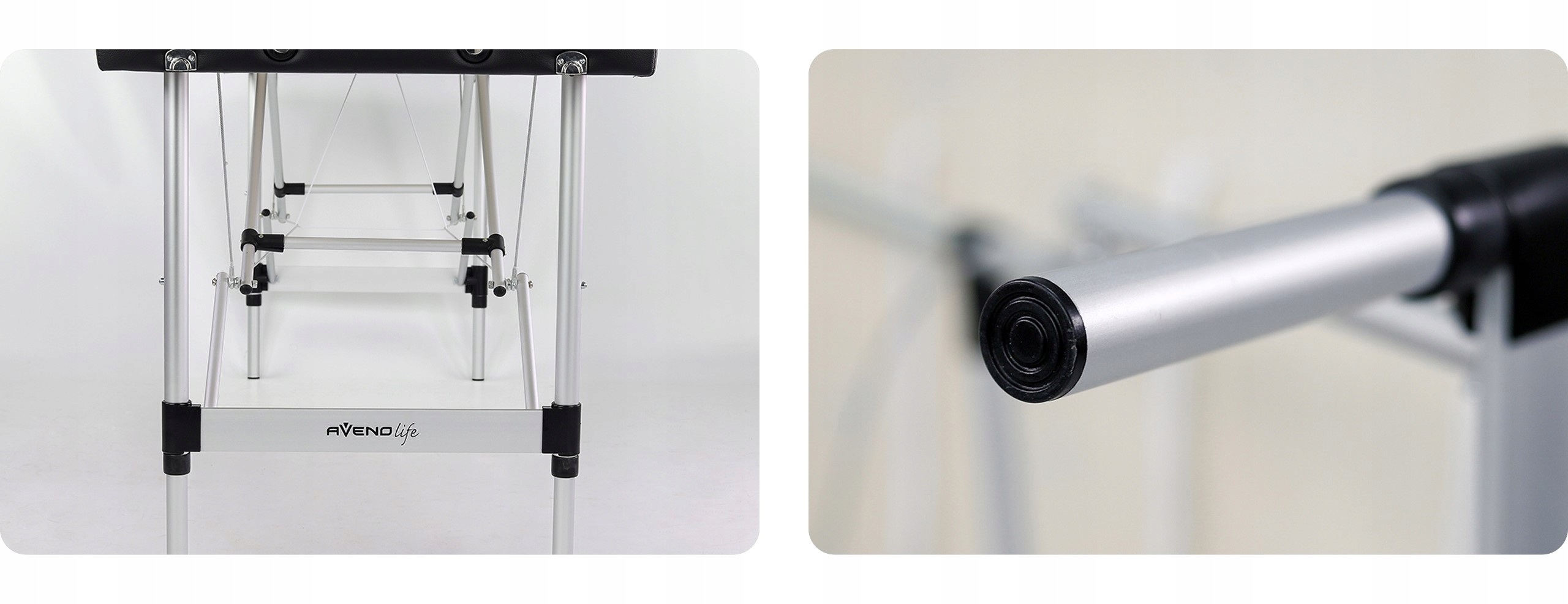 ŁÓŻKO STÓŁ DO MASAŻU NADIA ALUMINIOWY HABYS Marka Aveno Life