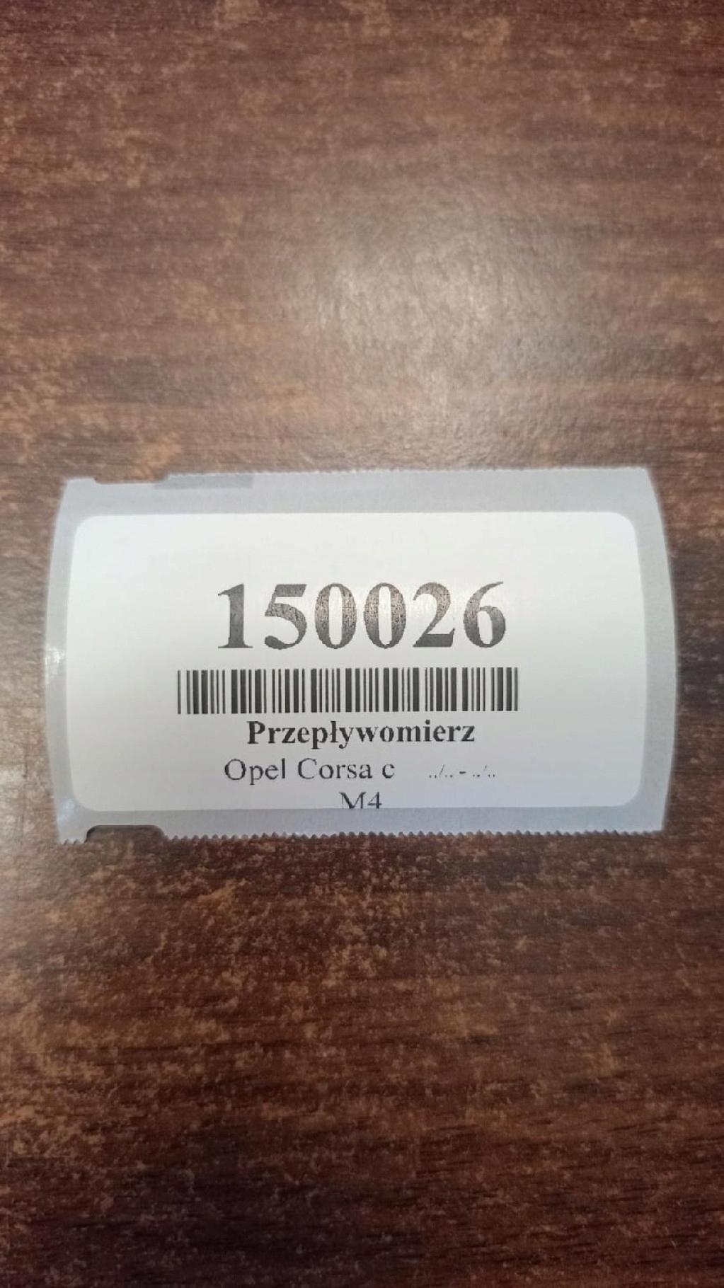 OPEL CORSA C 1.3 D flow meter 0281002549
