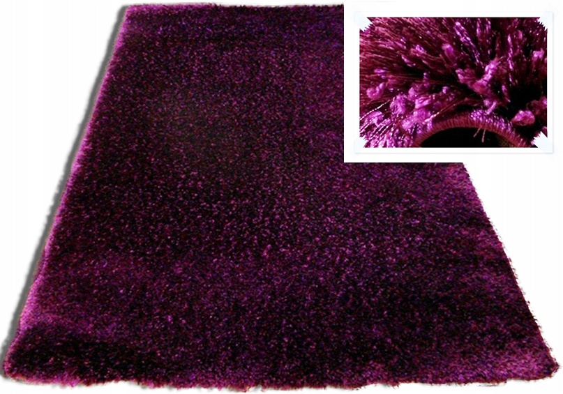 

12 kolorów- Dywany Shaggy 160X220 +poliester eXcl.