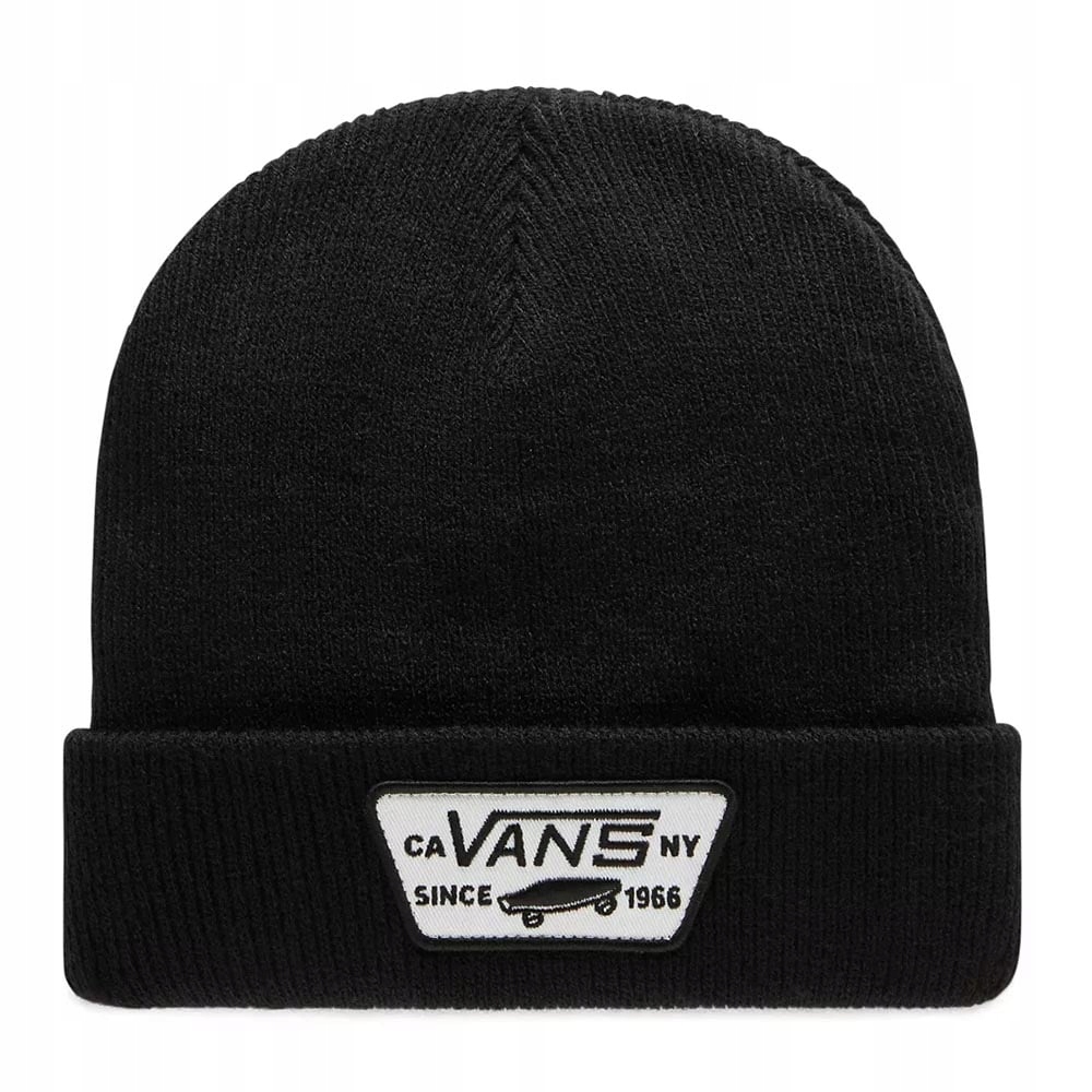 Czapka zimowa na zimę czarna unisex Vans Milford Beanie Black VN000UOUBLK