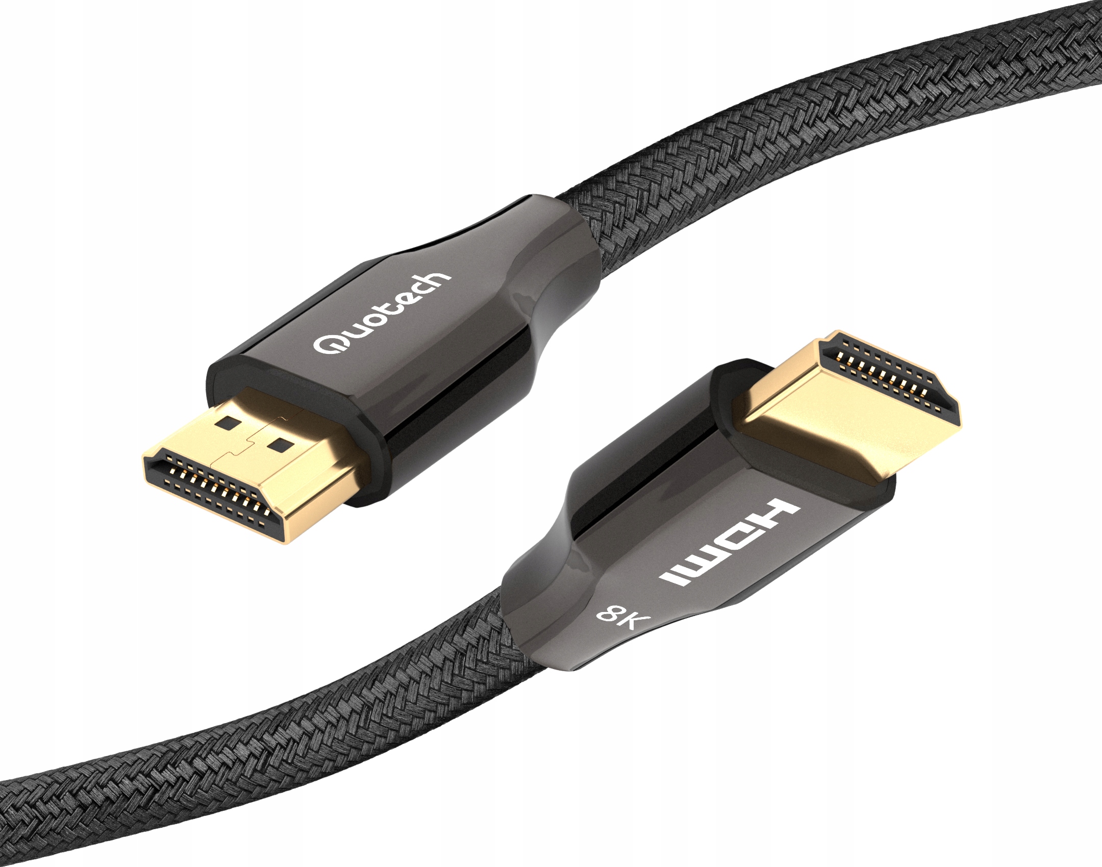 Kabel HDMI 2.1 8K Ultra High Speed QUOTECH 0.5m Marka Quotech