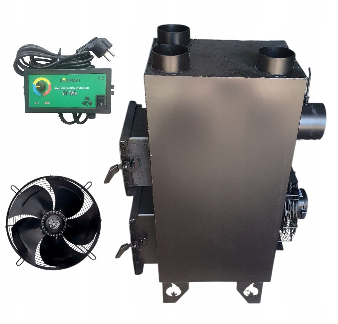 Kamna s foukáním, ohřívač 15 kW, 3 výstupy teplého vzduchu