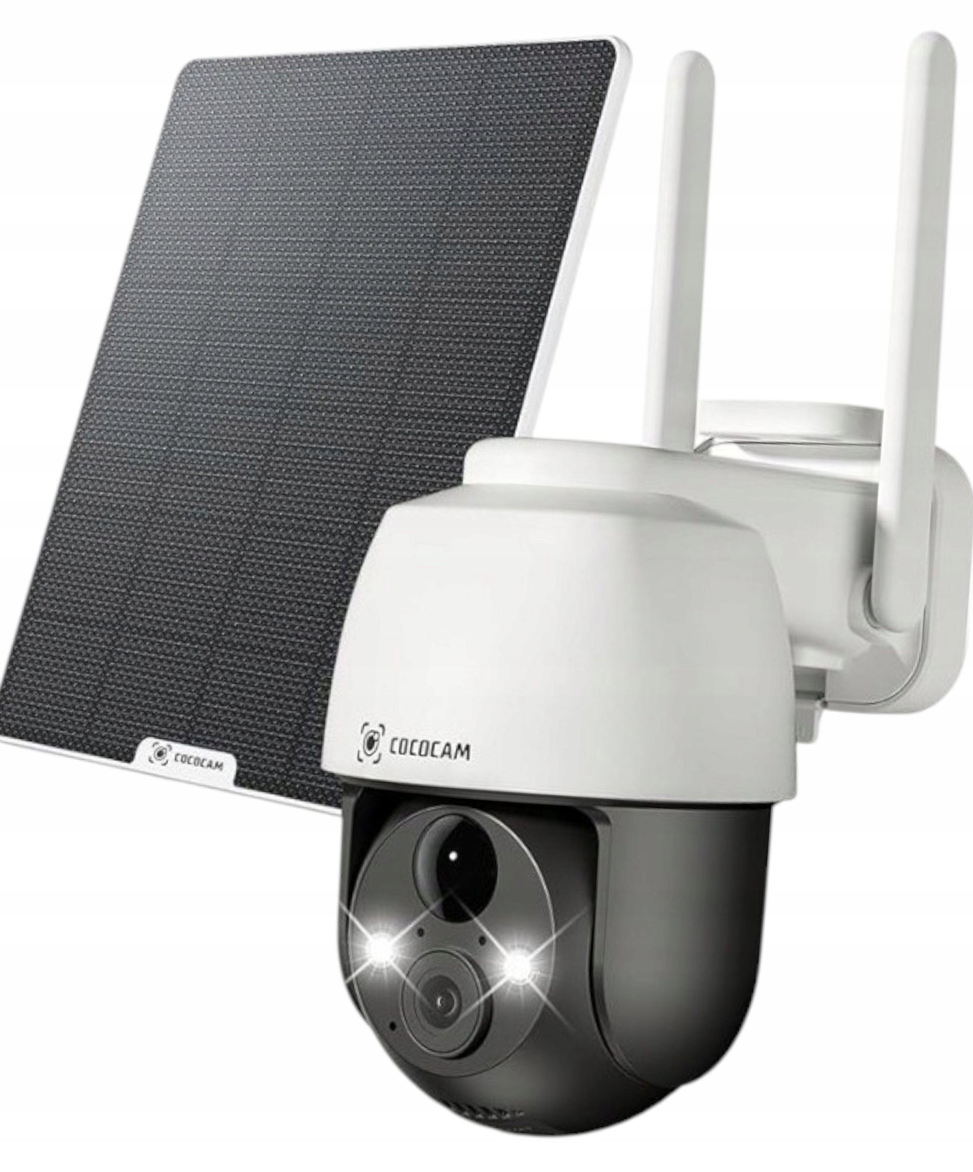 Cococam ZY-G5 Monitorovací kamera 3G/4G Lte Solární panel Bílá