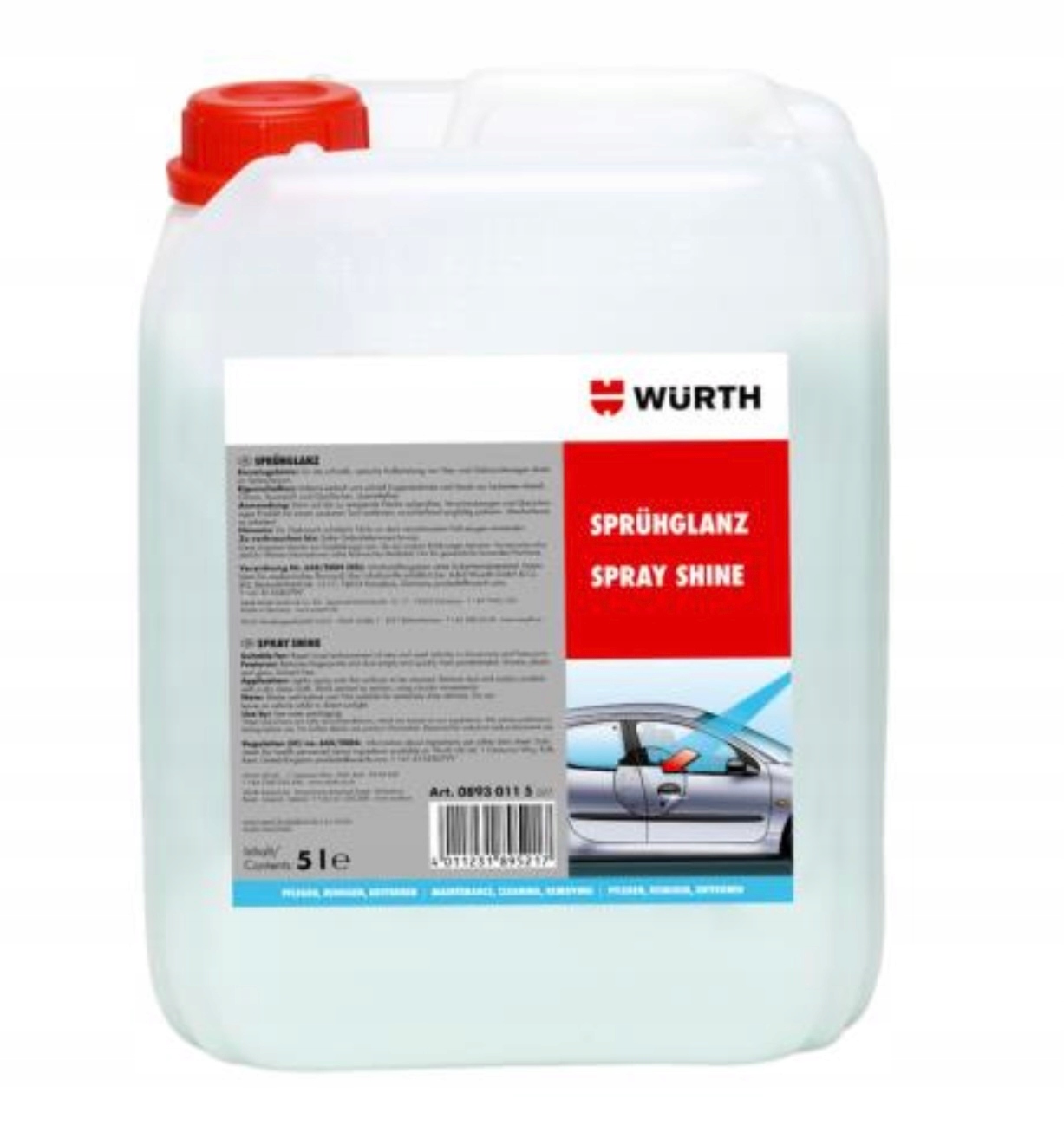 Wurth препарат для блиску 5л