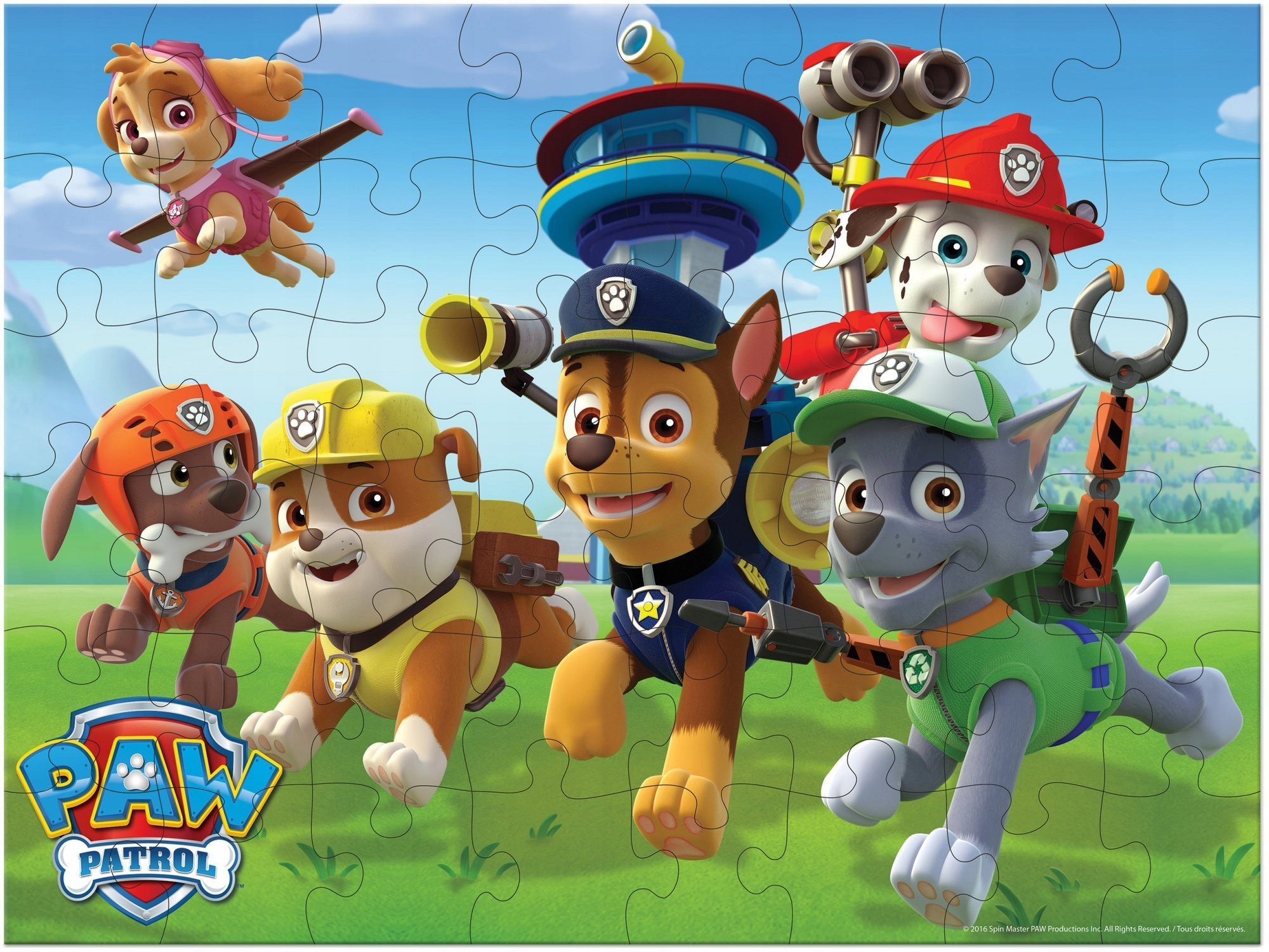 Spin Master 6041049 Psi Patrol Puzzle 12w1 560 ele Nazwa Puzzle Spin Master 12w1 Psi Patrol