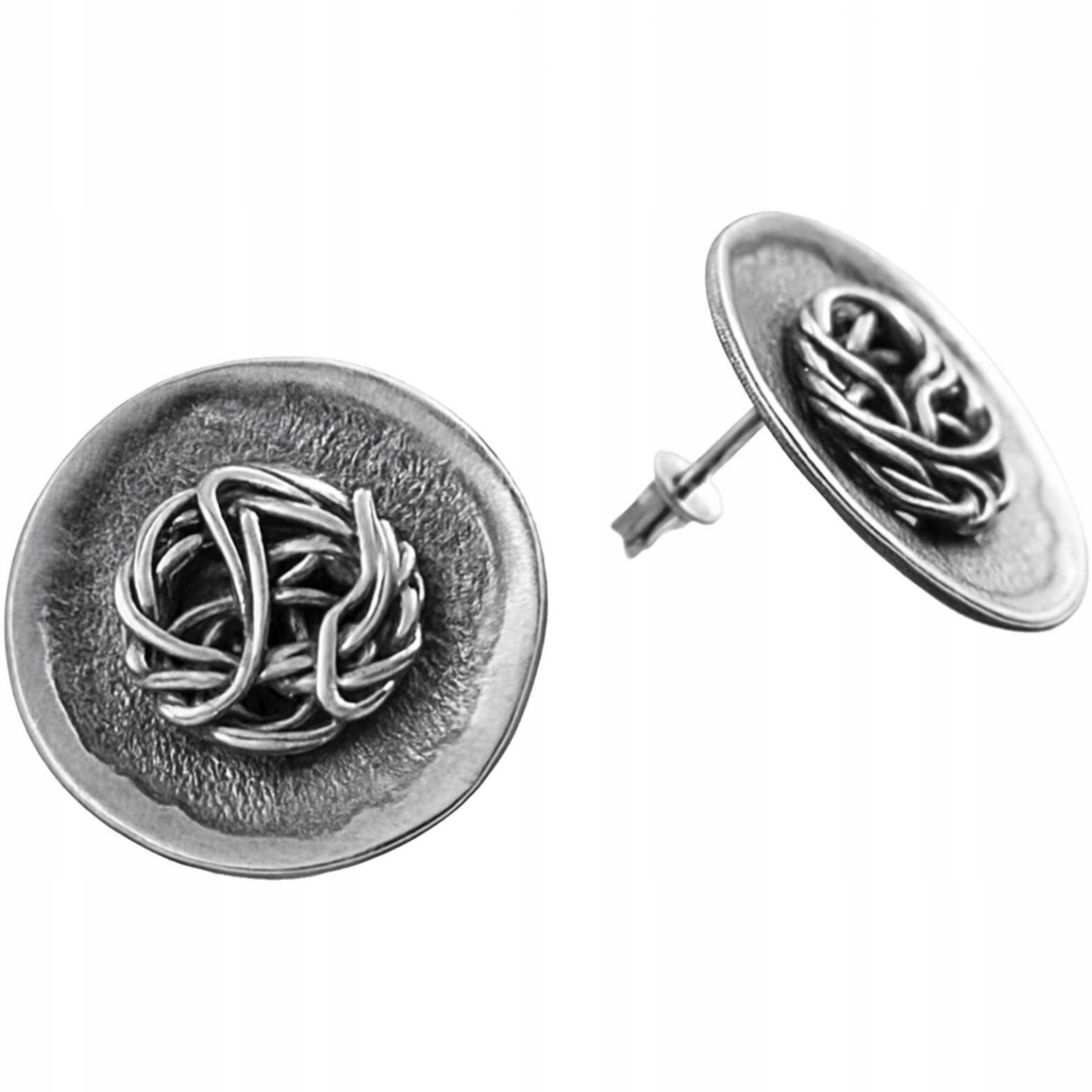 Náušnice Harf stříbro 925 kolečko