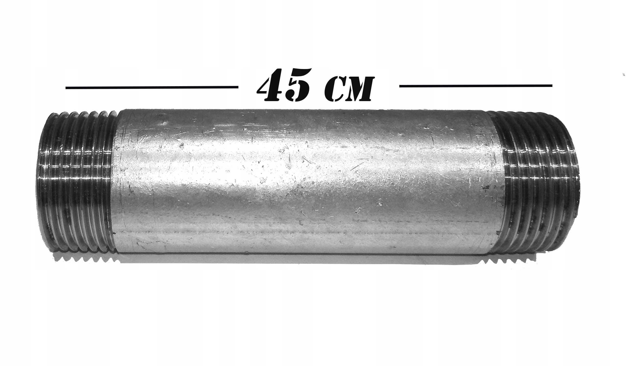 

Rura stalowa ocynkowana gwintowana 6/4" 45cm