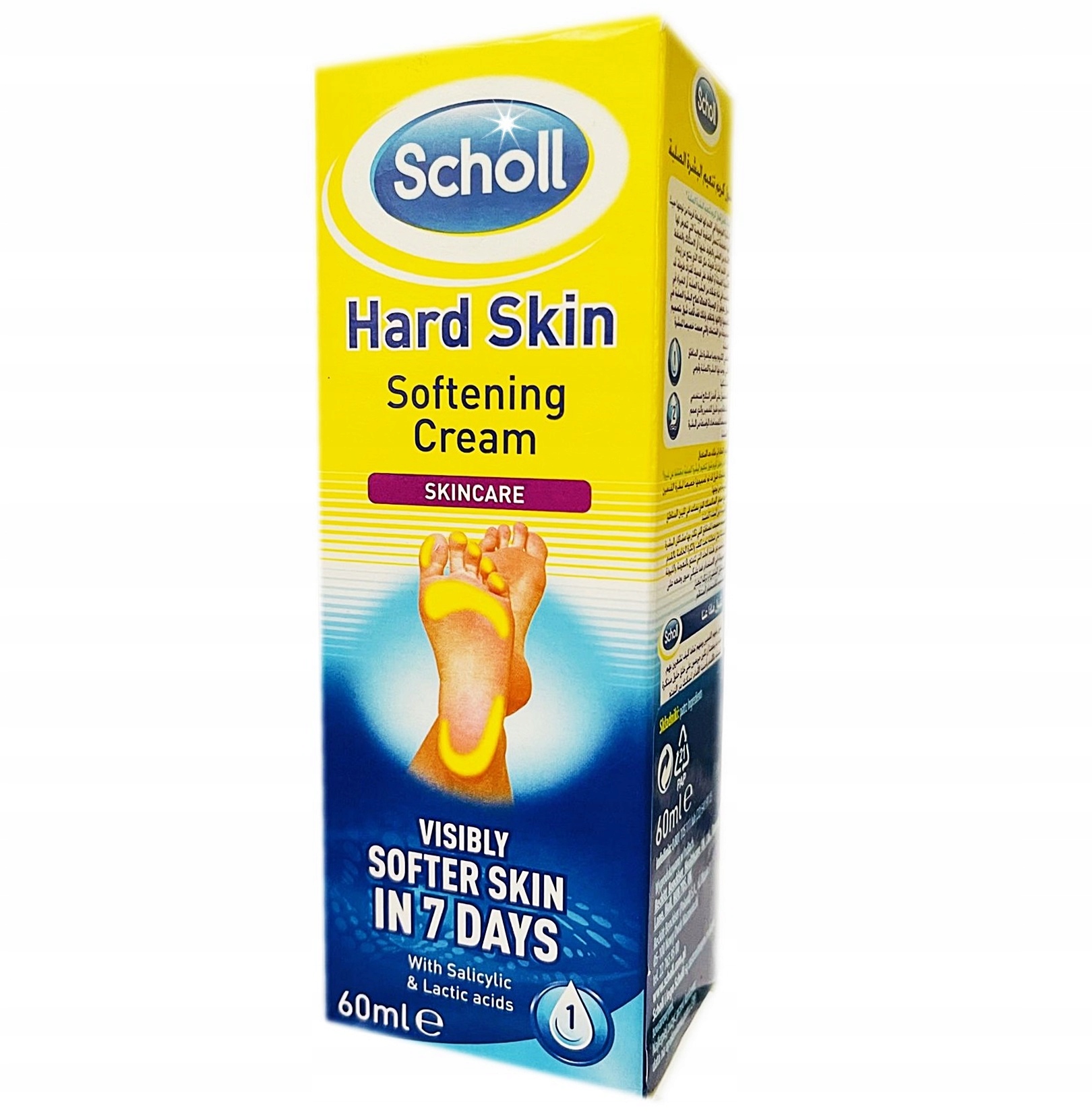 SCHOLL KREM ZMIĘKCZAJĄCY TWARDĄ SKÓRĘ STÓP 60ML