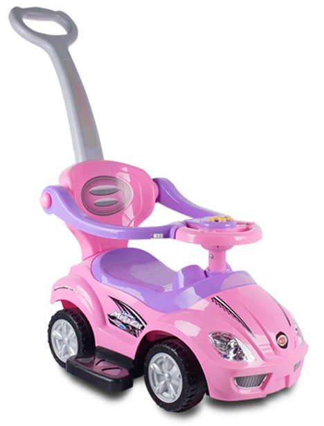 

Jeździk Chodzik Pchacz Deluxe 3W1 Megacar Grający