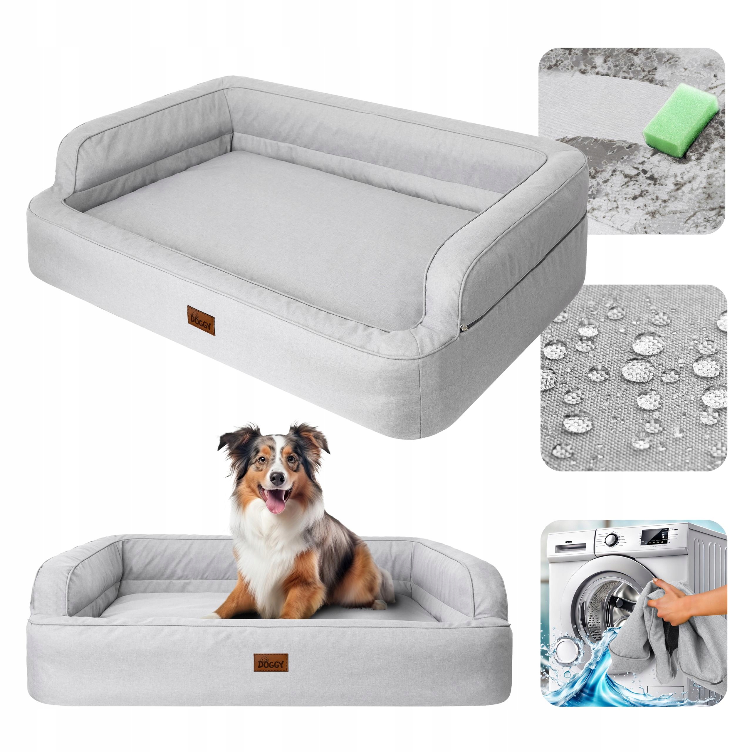 Levně Pelíšek pro psa gauč, potah pro psa voděodolný XXL 117x79 cm