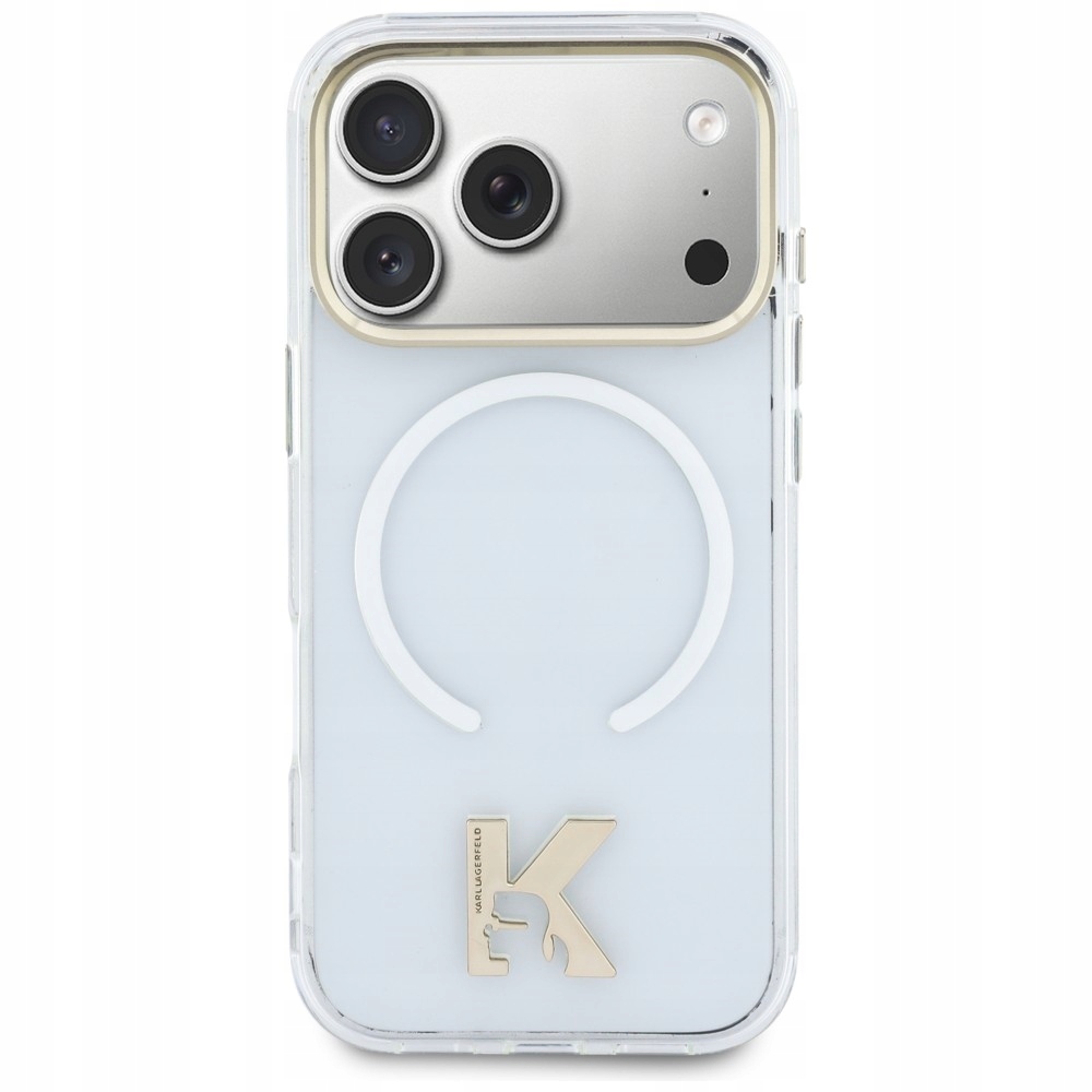 Pouzdro Karl pro iPhone 17 Pro, obal MagSafe s krytem na zadní stranu pouzdra