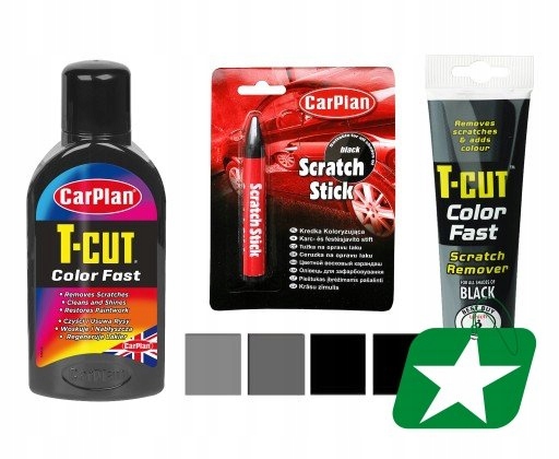 CARPLAN ZESTAW NA RYSY KREDKA PASTA WOSK CZARNY