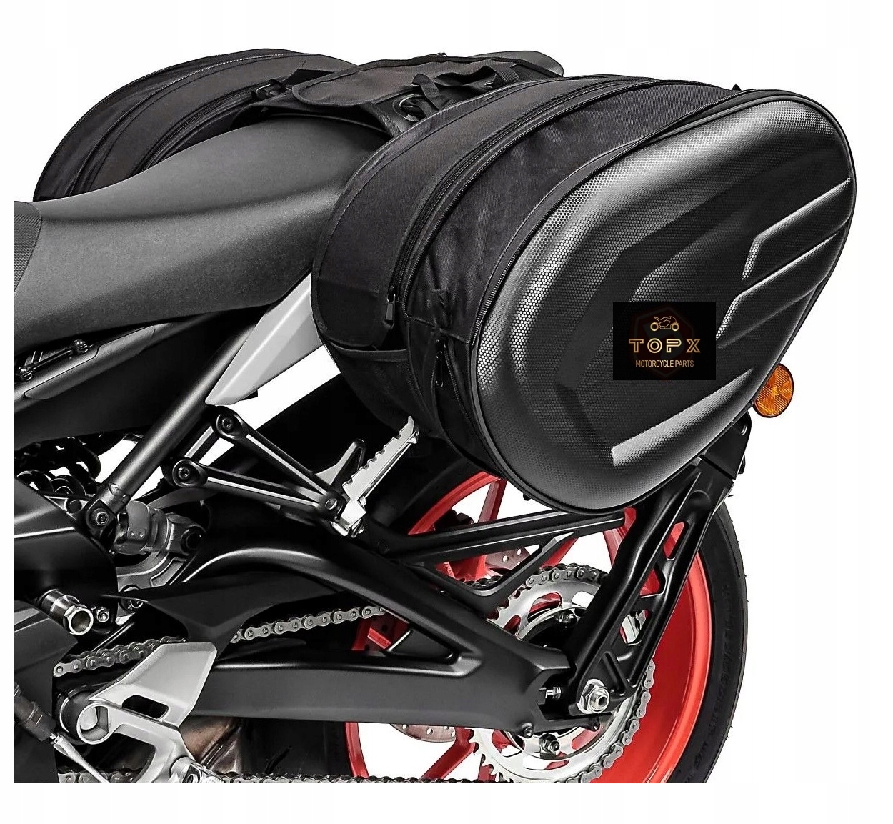 Pevné Motocyklové Brašny Nastavitelné O Objemu 36-58 Litrů