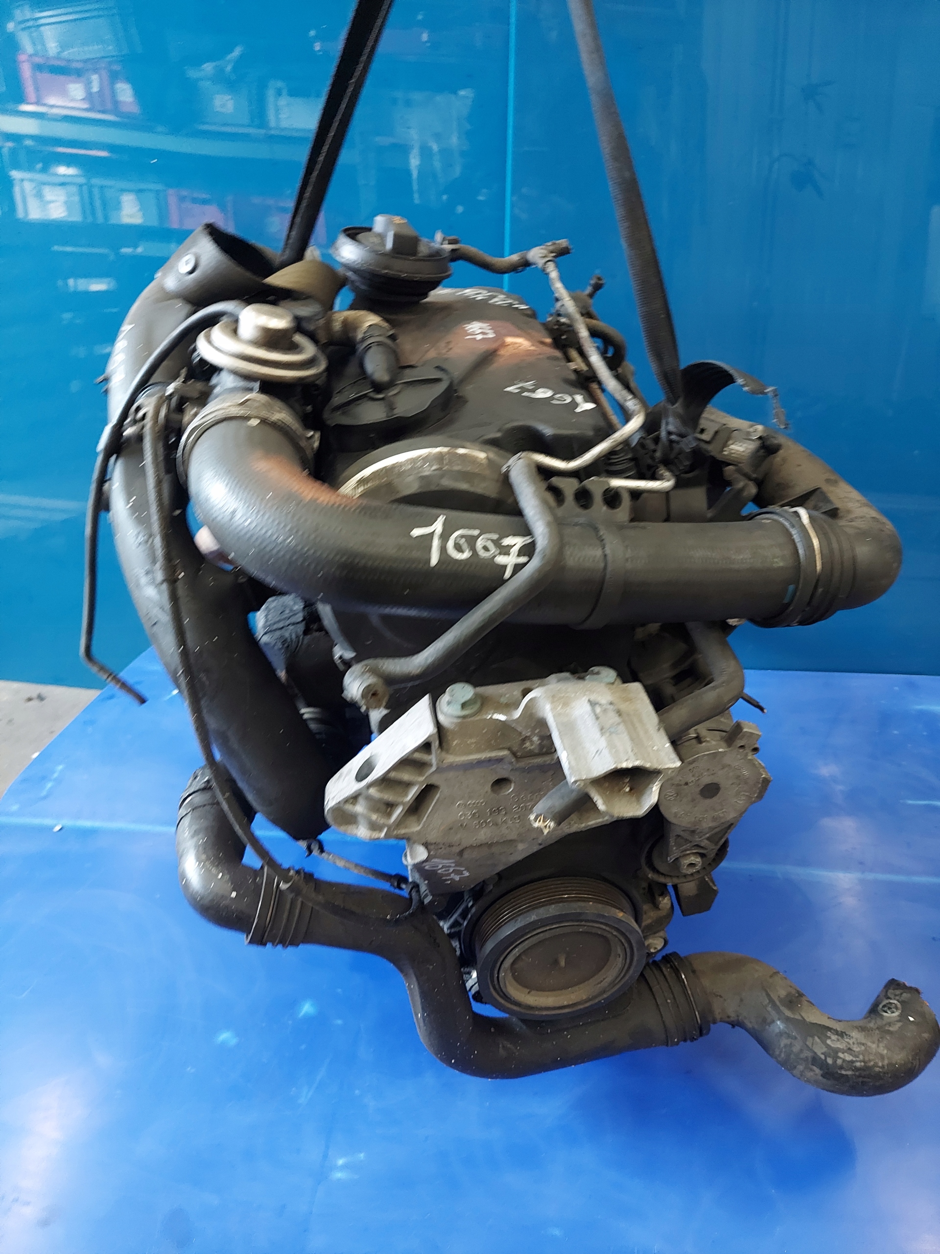 engine ALTEA TOLEDO III OCTAVIA II 1.9 TDI 210.000km BJB