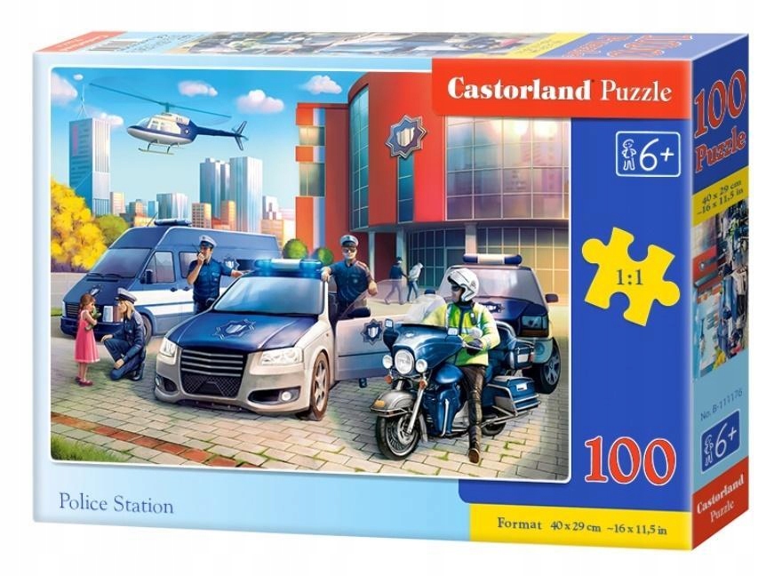 

Puzzle 100 El Komisariat policji, Castorland