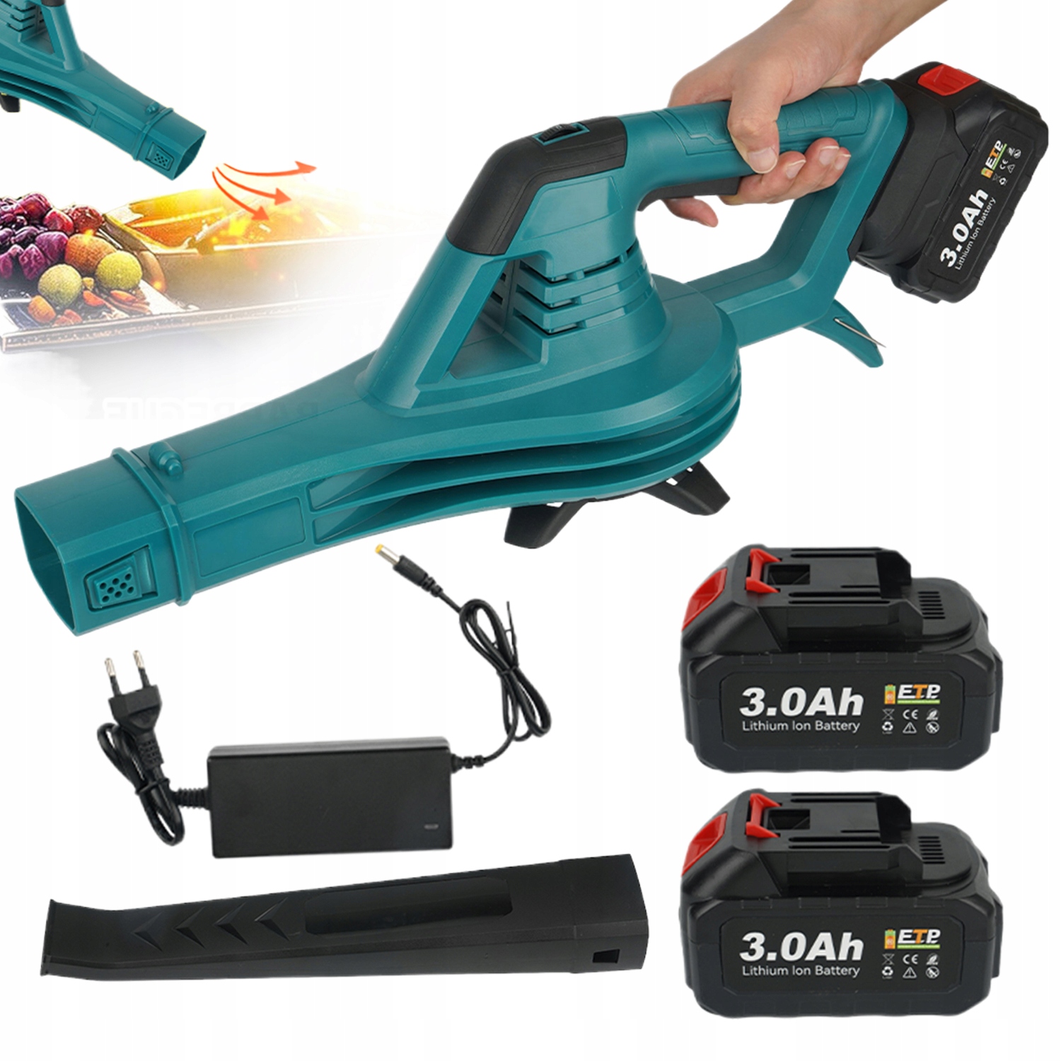 Zahradní Foukač Na Listí 20V 350 Km/h Výkonný