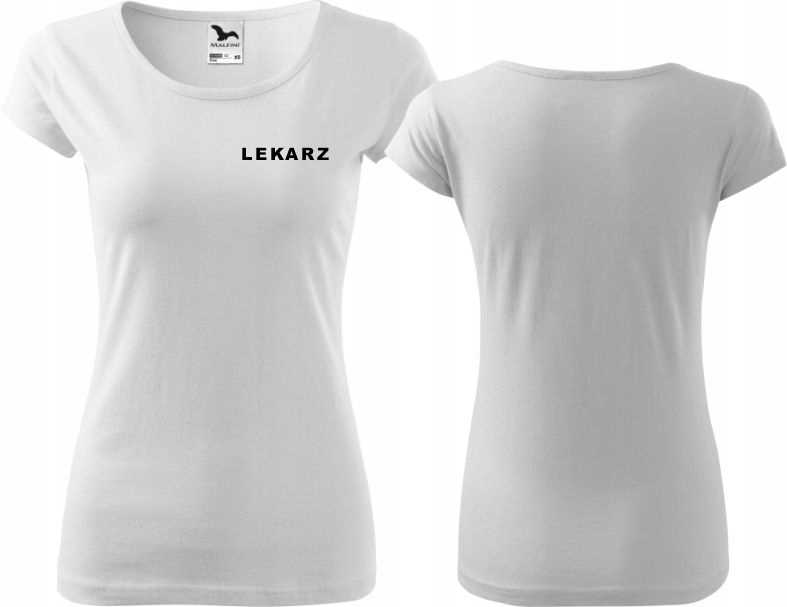 

Damska koszulka medyczna Pure Lekarz Bawełna