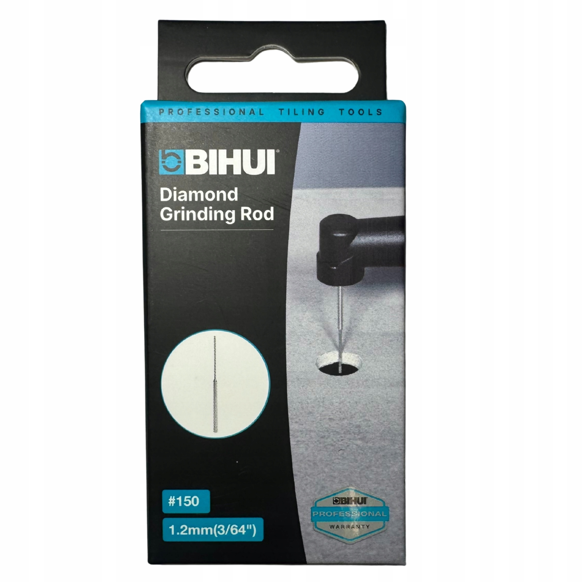 BIHUI MINI WIERTŁO DIAMENTOWE BIHUI 1.2 mm AGMGR12 precyzyjne 3 mm